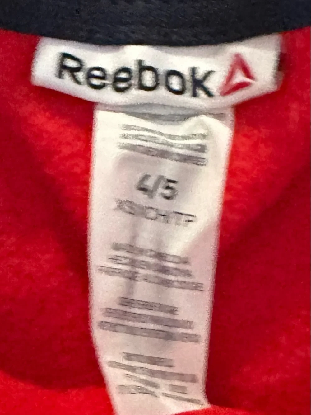 Reebok cozy red
